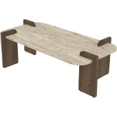 CALICOSY Tafel met afgerond tafelblad l120 cm Élia
