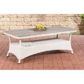CLP Pandora - Loungetafel parelwit 160x80 cm