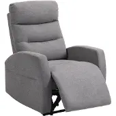 HOMCOM -Relaxsessel mit Liegefunktion-Polyester-76L x 93B x 103H cm-Dunkelgrau