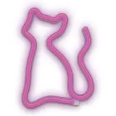 Forever Light RTV100210, Lichte decoratieve figuur, roze, kunststof, geschikt voor: sfeercreatie, kinderkamer, woonkamer, restaurant, IP20