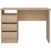 Ebuy24 FunctionPlus bureau 3 laden okkernoot decor.