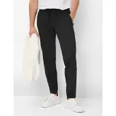 Brax Phil K Slim Fit Broek zwart, Effen