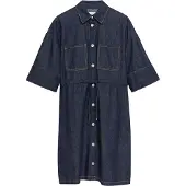 Comma Blousejurk blauw denim
