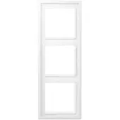 JUNG LS Zero Drievoudige Afdekking Frame Wit Matte - LSZ983BFWWM