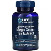 Elinajan pidentäminen,Life Extension - Mega Groene Thee Extract met Hoog Cafeïnegehalte - 100 capsules