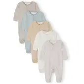 MINOTI Rompertje/body beige / ecru / lichtblauw / grijs / lichtgrijs