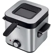 Sencor SFR 6200SS frituurpan / friteuse - 1,5 liter - 900W - 130 tot 190 graden - met kijkvenster - cool touch handvat