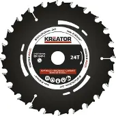 Kreator Invalzaagblad voor Hout 165x20x2mm 24T