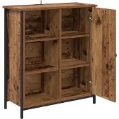 vidaXL Dressoir Oud Hout 70 x 30 x 80 cm Bewerkt hout