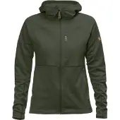 Fjällräven - Women's Abisko Trail Fleece - Fleecevest XL, olijfgroen