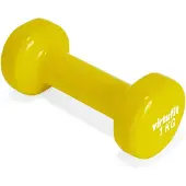 VirtuFit Vinyl Dumbbell 1 kg - Geel
