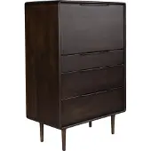 Dutchbone Elroy Ladekast Laag 120 cm Walnootkleur Bruin