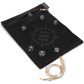 Enhance Gaming Tabletop Series - Roll on a Scroll Dice Set with Case - Black