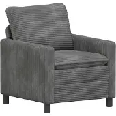 vidaXL Bankstel 2 st Lichtgrijs Polyester