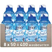 Lenor 8x Wasverzachter Fresh Air Ochtendfris 50 Wasbeurten 700 Ml