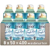 Lenor 8x Wasverzachter Fresh Air Noorderlicht 50 Wasbeurten 700 Ml