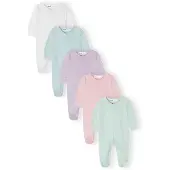 MINOTI Rompertje/body mintgroen / lichtgroen / sering / rosa / wit