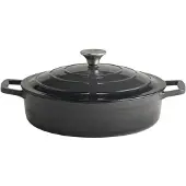 Assheuer & Pott 88305 Braadpan met deksel, 5 STARS, 3,0 liter, antraciet