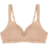Triumph Niet voorgevormde bh Modern Lace+Cotton | Maat: 105B | Kleur: Powder