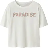 Name it Shirt 'NKFVONAYA' donkeroranje / zilver / wit