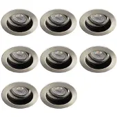 Lybardo - Inbouwspots - 8-pack - Spotjes Inbouw - Moreda - Kantelbaar
