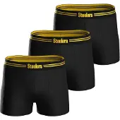 NFL Boxershorts 'Pittsburgh Steelers' geel / zwart