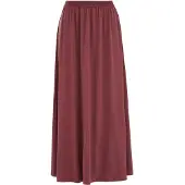 We fashion - Dames maxi rok met tailleband - Regular fit - Oudroze - Maat: S