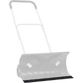 vidaXL Rubberen rand voor sneeuwploeg 180x15x1 cm zwart