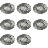 Lybardo - Inbouwspots - 8-pack - Spotjes Inbouw - Veneto - Kantelbaar