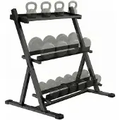SPORTNOW Halterrek-Staal-88L x 66B x 88H cm-Zwart