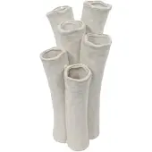 Countryfield Vaas Enix aardew L16B14H31,5CM wit