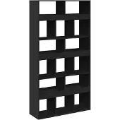 vidaXL Boekenkast 100x33x187,5 cm bewerkt hout zwart