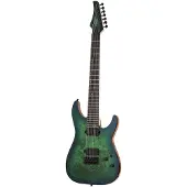 Schecter C-7 Pro Aqua Burst 7-snarige elektrische gitaar