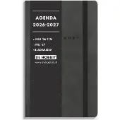 De Hobbit Luxe Zakagenda 2026-2027 ±A6 Suedelook Antraciet
