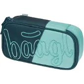 Baagl School etui Petrol 1-rits