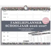 De Hobbit Familieplanner 2026-2027 A4+ Pastel Bloemetjes