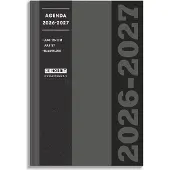 De Hobbit Schoolagenda 2026-2027 ±A5 Grijs