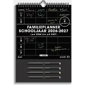 De Hobbit Familieplanner Markers 2026-2027 A4+ Zwart