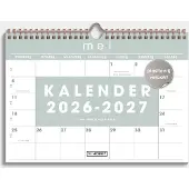De Hobbit Maandkalender Schooljaar 2026-2027 A4 Mint