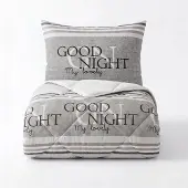 Royal Textile Sleeptime Lazy Dekbed Goodnight Zand 140 x 200 Met Kussensloop cm
