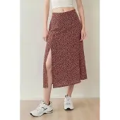 Hiccups for Kids Bloemige Hoge Taille Midi Rok