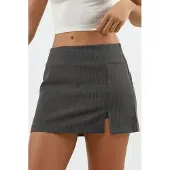 Hiccups for Kids Gestreepte Mini Skorts met Sleufdetail