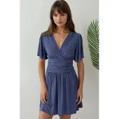 Hiccups for Kids V-hals Korte Mouwen Mini Jurk