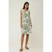 Hiccups for Kids Bloemen A-vormige Mouwloze Mini-jurk