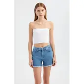 Hiccups for Kids Strapless Basis Crop Top