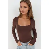 Hiccups for Kids Slim Fit Vierkante Hals Gebreide Top