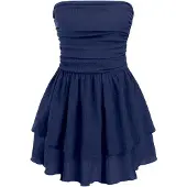 Hiccups for Kids Strapless Rimpel Mini-jurk