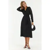 Hiccups for Kids Double Breasted A-Lijn Tulle Midi Jurk met Tailleband