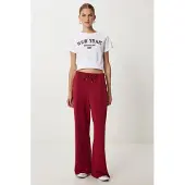 Happiness İstanbul Brede Been Trekkoord Taille Sweatpants