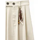 MixRay Hoge Taille A-Lijn Midi Rok met Accessoires